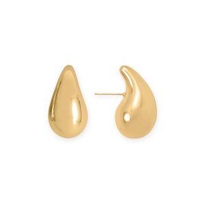 Elegant Silver Teardrop Earrings